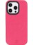 Lexora iPhone 16 Pro Deri Kılıf - Pembe 1