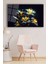 Çiçekler Modern Soyut Cam Tablo Ev Ofis Salon Hediyelik Soyut Büyük Tablo 2