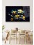 Çiçekler Modern Soyut Cam Tablo Ev Ofis Salon Hediyelik Soyut Büyük Tablo 3
