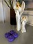 Iv Blue Purple Candle Floating In Water Anti Tobacco 4'lü Mor Sigara Kokusu Yokedici Mum 1