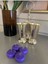 Iv Blue Purple Candle Floating In Water Anti Tobacco 4'lü Mor Sigara Kokusu Yokedici Mum 2