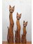 Ahşap 3'lü Kedi Seti 1 Metre Model 1 1