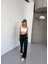 Grip&hug Osy Modal Yumuşak Dokulu Kumaş Nakış Işlemeli Rahat Bol Paça Eşofman Pantalon - Siyah 1