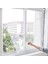 Luas Pencere Sinekliği, Çift Kanat Beyaz Tül Sineklik, Sivrisinek Ağı, Sinek Böcek Tutucu, Aparatlı Cam Sinek Teli, Kolay Montaj 150 cm 1