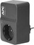 Surge Protector PM1W-GR - Aşırı Gerilim Korumalı Priz Adaptörü (1 Schuko Fiş, Pc, Tv Vb. Için - Renk: Siyah) 2