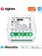 Tuya Uyumlu Zigbee Çift Çıkışlı Akıllı Anahtar (10A - 220V Röle) Anahtar Girişli, Google Asistan, Alexa Home Assistant Zigbee2MQTT ZHA Destekli Switch 2