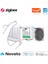 Tuya Uyumlu Zigbee Çift Çıkışlı Akıllı Anahtar (10A - 220V Röle) Anahtar Girişli, Google Asistan, Alexa Home Assistant Zigbee2MQTT ZHA Destekli Switch 4