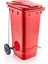 SY-6507 Pedallı Tekerlekli Kapaklı Plastik Çöp Konteyneri 120 Lt 1