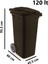 SY-6505 Tekerlekli Kapaklı Plastik Çöp Konteyneri 120 Lt 2