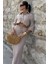 Grip&hug Crop Gömlekli ve Eteği Büzgülü Tasarım Takım 10201 2