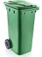 SY-6506 Eko Tekerlekli Kapaklı Plastik Çöp Konteyneri 120 Lt 1