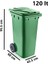 SY-6506 Eko Tekerlekli Kapaklı Plastik Çöp Konteyneri 120 Lt 2