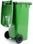 SY-6506 Eko Tekerlekli Kapaklı Plastik Çöp Konteyneri 120 Lt 3