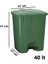 SY-4255 40 Lt Köşeli Pedallı Plastik Çöp Kovası (Iç Kovasız) 2