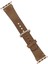 Apple Watch Uyumlu Deri Kordon 38-40-41MM Roma G19 Taba 2