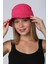 Unisex Yazlık Bucket Renkli Şapka Fuşya 3