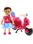 Cute Doll Mini Bebek ve Mor Vespa 1
