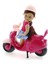 Cute Doll Mini Bebek ve Mor Vespa 3