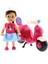 Cute Doll Mini Bebek ve Mor Vespa 5