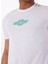 Bisiklet Yaka Desenli Beyaz Erkek T-Shirt M5GI23K8HM0G011 Gj Ss Cn Slım Suns 5
