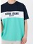 Bisiklet Yaka Desenli Çok Renkli Erkek T-Shirt M5GI45K8FQ4FJ7O Gj Ss Cn Os Horızo 4