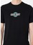 Bisiklet Yaka Desenli Siyah Erkek T-Shirt M5GI23K8HM0JBLK Gj Ss Cn Slım Suns 4