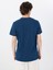 Bisiklet Yaka Desenli Mavi Erkek T-Shirt M5GP20KCRX0INMU Ss Indıgo Archer 5