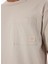 Bisiklet Yaka Bej Erkek T-Shirt Te_cotton 4
