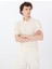 Polo Yaka Standart Desenli Beyaz Erkek Kazak M4GR07Z3DN1G047 Cree Washed Sspolo 1