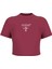 V4YI20KCDH1G580 Colette Crop Tee Kırmızı Yuvarlak Yaka Box Fit Desenli Kadın T-Shirt 1