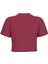 V4YI20KCDH1G580 Colette Crop Tee Kırmızı Yuvarlak Yaka Box Fit Desenli Kadın T-Shirt 2
