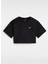 VN000P5QBLK1-W Salton Relax Crop Ss Siyah Yuvarlak Yaka Normal Düz Kadın T-Shirt 2