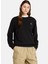 Woven Badge (Lb) Crew Neck Siyah Bisiklet Yaka Normal Düz Erkek Sweatshırt 3