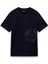NP0A4IEA1761-S-VANNI Prt Ss Lacivert Relaxed Erkek T-Shirt 5