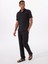 Standart Düğmeli Yaka Siyah Erkek Gömlek Mr Short Sleeve 3