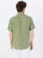 Standart Düğmeli Yaka Yeşil Erkek Gömlek Mr Short Sleeve 5