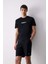 %100 Pamuk Regular Fit Bisiklet Yaka Baskılı Kısa Kollu Tişört E3783AX25SM 1