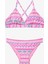 Genç Kız Texas Etnik Desen Üçgen Bikini Takımı 1