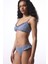 Texas Navy Pötikare Fırfırlı Halter Yaka Bikini Üstü 5