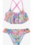 Kız Çocuk Holiday Mode Fırfırlı Bandeau Bikini Takımı 1