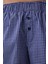 Blue Gingham Şort Lacivert Pijama Altı 3