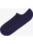 Erkek Single Stripe 3lü Sneaker Lacivert Çorap 4