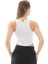 UA1389798 Under Armour Ua Rival Rib Tank Kadın T-Shirt Beyaz 4