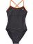 Durafast Elite® Tf Kız Çocuk Mayo - Hexa (Siyah/turuncu) 2