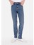 Straight Fit Düşük Bel Düz Paça Erkek Lacivert Jean Pantolon 4