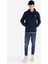 Loose Tapered Fit Erkek Indigo Jean Pantolon 3