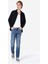 Regular Fit Orta Bel Daralan Paça Erkek Indigo Jean Pantolon 1