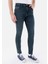 Regular Fit Erkek Yeşil Jean Pantolon 4