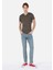 Straight Fit Düşük Bel Düz Paça Erkek Indigo Jean Pantolon 1