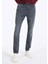 Regular Fit Erkek Koyu Indigo Jean Pantolon 4